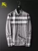 chemise burberry check shirts top line